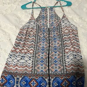 Womens multicolored top